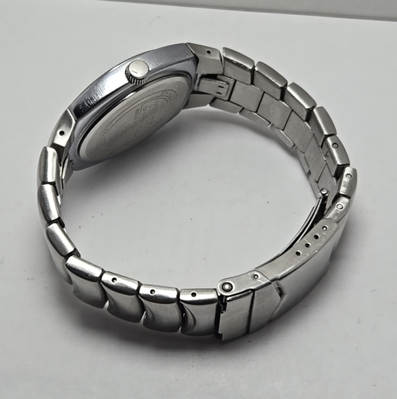 Mens Vintage Timex TMX T73361 Chronograph 30m K2 Stainless Steel Gray Dial Watch - Picture 7 of 10